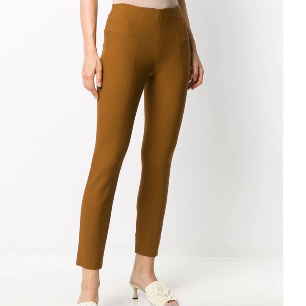 VINCE Stitch Front Seam Ponte Legging Camel XS